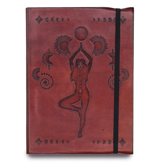 Small Notebook with strap - Cosmic Goddess