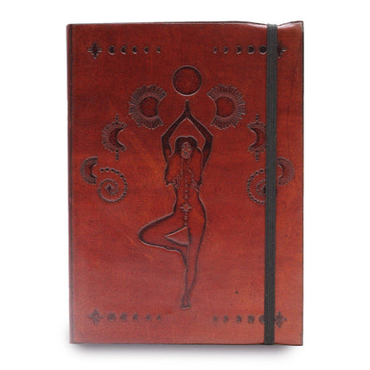 Small Notebook with strap - Cosmic Goddess - DuvetDay.co.uk