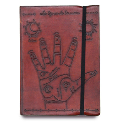 Small Notebook with strap - Palmistry - DuvetDay.co.uk