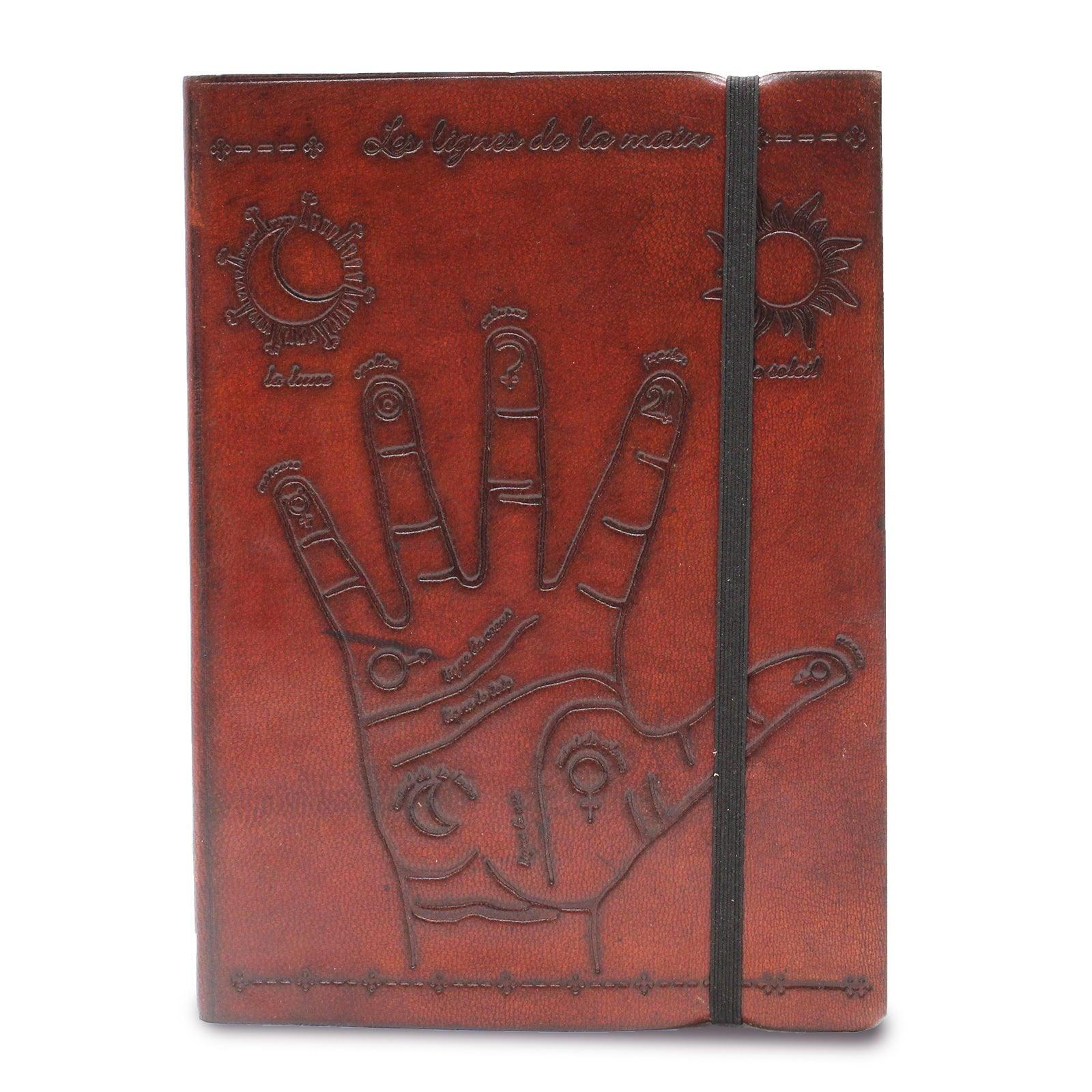 Small Notebook with strap - Palmistry - DuvetDay.co.uk