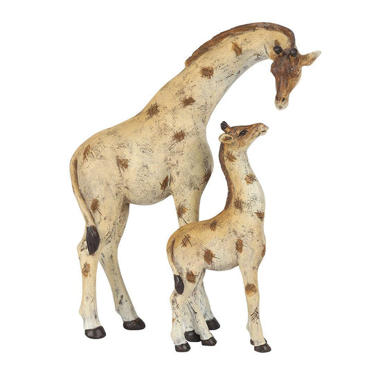 Stand Tall Giraffe Mother and Baby Ornament - DuvetDay.co.uk