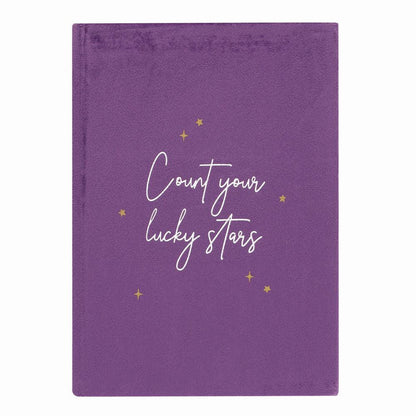 Star Sign Constellation Velvet Notebook - DuvetDay.co.uk