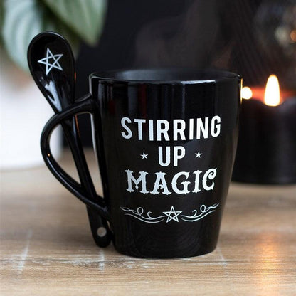 Stirring Up Magic Mug and Spoon Set - DuvetDay.co.uk