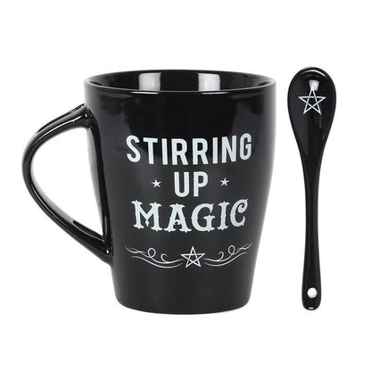 Stirring Up Magic Mug and Spoon Set - DuvetDay.co.uk