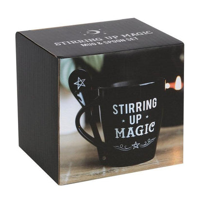 Stirring Up Magic Mug and Spoon Set - DuvetDay.co.uk