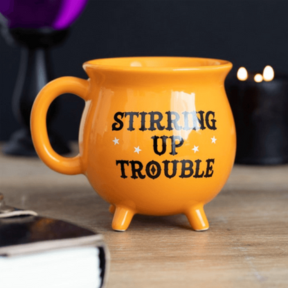 Stirring Up Trouble Cauldron Mug - DuvetDay.co.uk