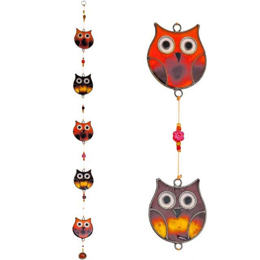 String Of 5 Owls - DuvetDay.co.uk