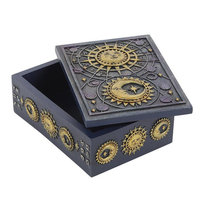 Sun and Moon Resin Storage Box - DuvetDay.co.uk
