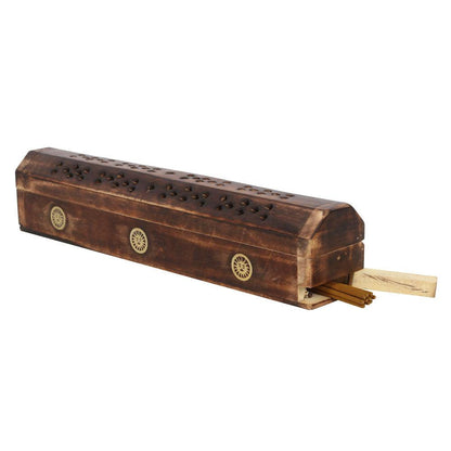 Sun Wooden Patchouli & Orange Incense Box Set - DuvetDay.co.uk
