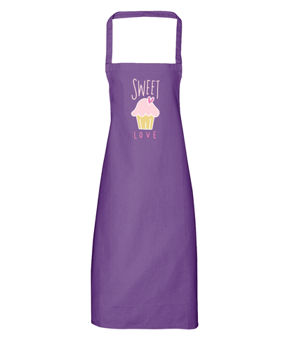 Sweet Love Cotton Apron - DuvetDay.co.uk