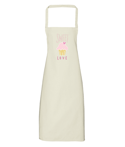 Sweet Love Cotton Apron - DuvetDay.co.uk