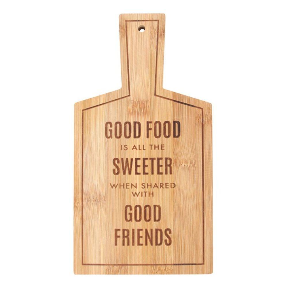 Sweeter When Shared Bamboo Serving Board - DuvetDay.co.uk