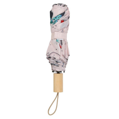 Tattoo Print Travel Umbrella - DuvetDay.co.uk