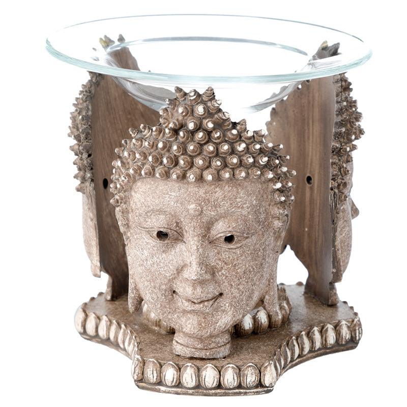 Thai Buddha Weathered Stone Effect Oil and Wax Burner