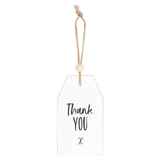 Thank You Hanging Sentiment Sign - DuvetDay.co.uk