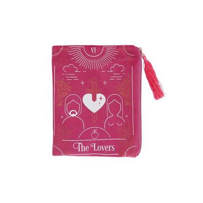 The Lovers Tarot Card Zippered Bag - DuvetDay.co.uk