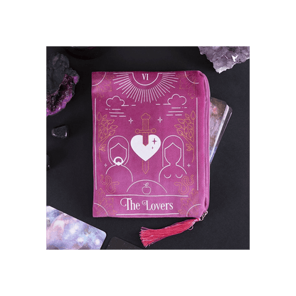 The Lovers Tarot Card Zippered Bag - DuvetDay.co.uk