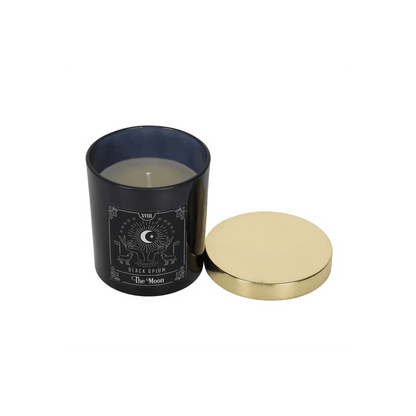 The Moon Black Opium Tarot Candle - DuvetDay.co.uk