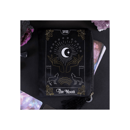 The Moon Tarot Card Zippered Bag - DuvetDay.co.uk