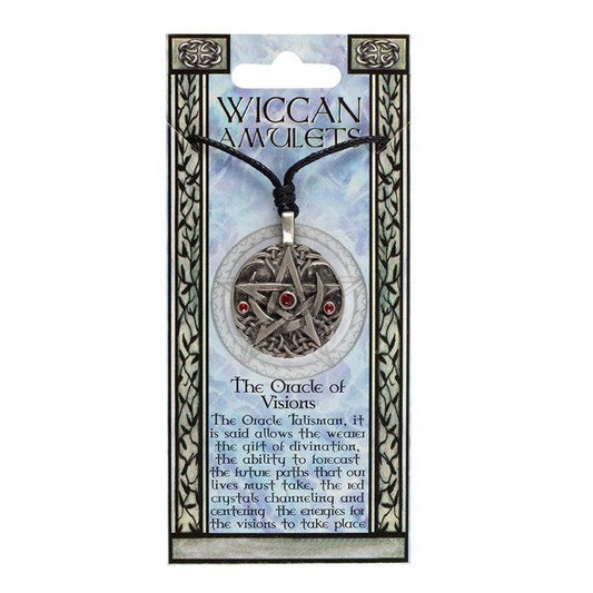 The Oracle of Visions Wiccan Amulet Necklace - DuvetDay.co.uk