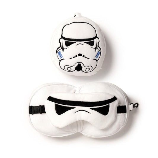 The Original Stormtrooper Relaxeazzz Plush Round Travel Pillow & Eye Mask Set
