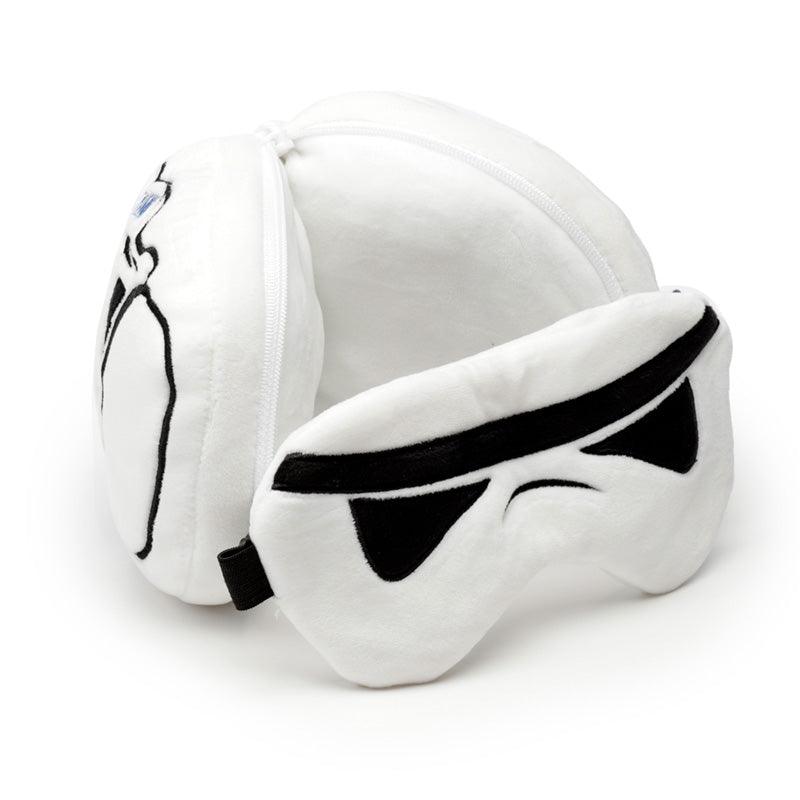 The Original Stormtrooper Relaxeazzz Plush Round Travel Pillow & Eye Mask Set - DuvetDay.co.uk