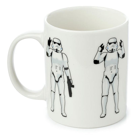 The Original Stormtrooper White Porcelain Mug - DuvetDay.co.uk
