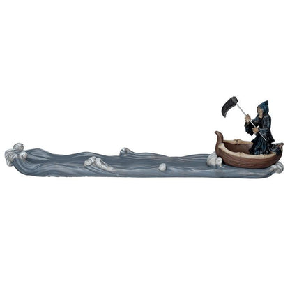The Reaper Ferryman of Death Ash Catcher Incense Stick Burner - DuvetDay.co.uk