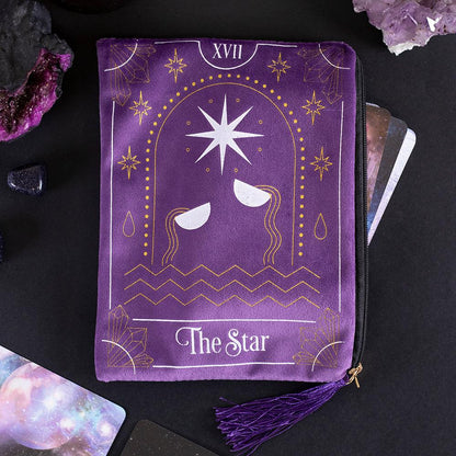 The Star Tarot Card Zippered Bag - DuvetDay.co.uk