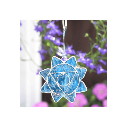 Throat Chakra Symbol Mini Suncatcher - DuvetDay.co.uk