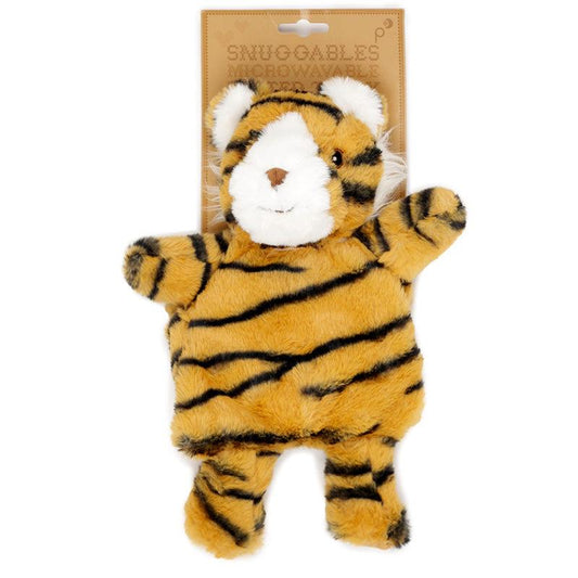 Tiger Microwavable Plush Heat Wheat Pack - DuvetDay.co.uk