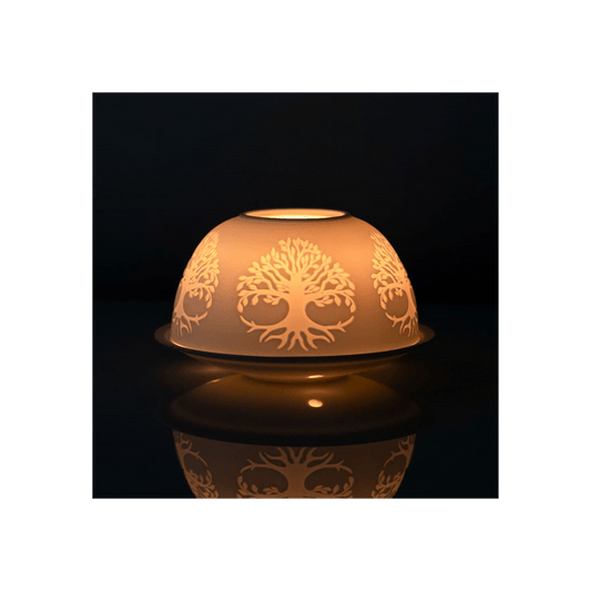 Tree of Life Dome Tealight Holder - DuvetDay.co.uk