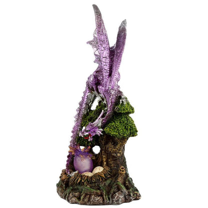 Tree of Life Dragon Mother LED Dark Legends Dragon Figurine - DuvetDay.co.uk