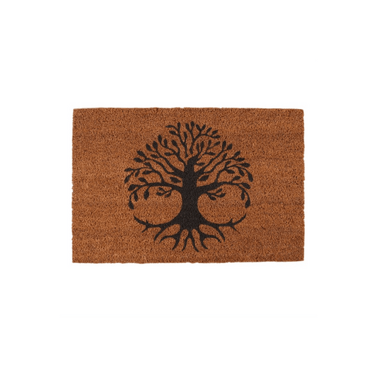 Tree of Life Natural Doormat - DuvetDay.co.uk