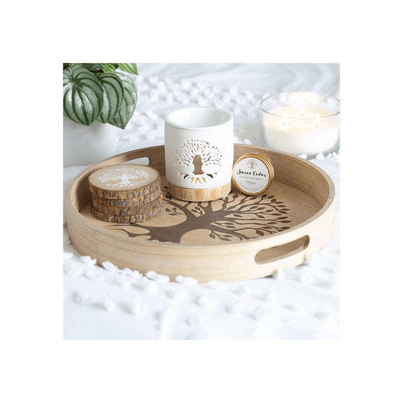 Tree of Life Wax Warmer Gift Set - DuvetDay.co.uk