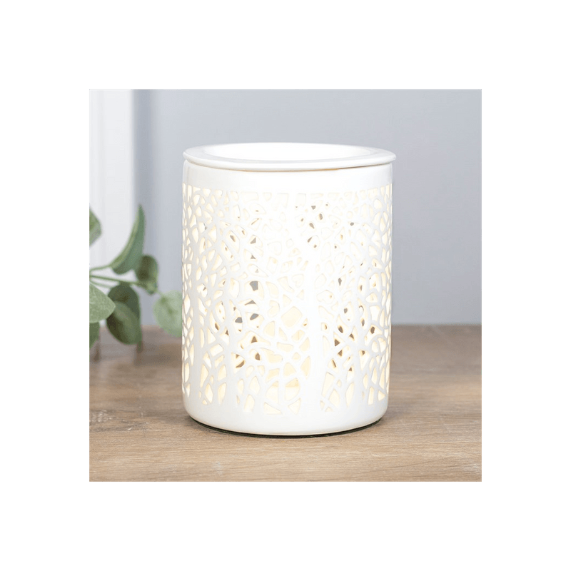 Tree Silhouette Electric Oil Burner - DuvetDay.co.uk