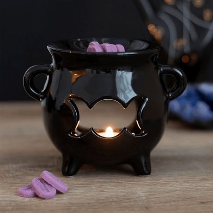 Triple Moon Cauldron Oil Burner - DuvetDay.co.uk