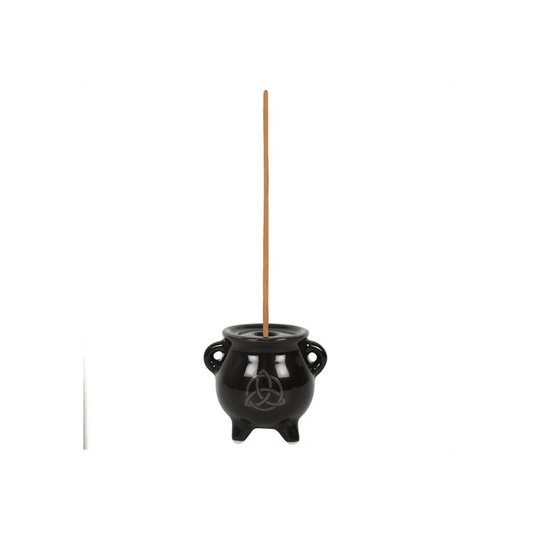 Triquetra Cauldron Ceramic Incense Holder - DuvetDay.co.uk