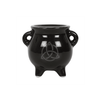 Triquetra Cauldron Ceramic Incense Holder - DuvetDay.co.uk