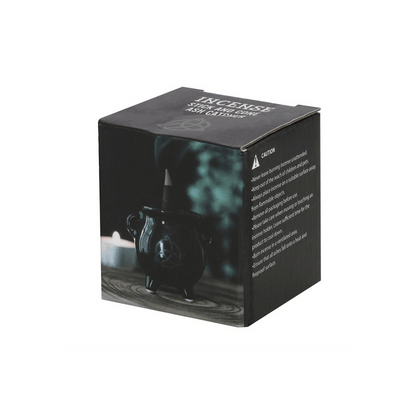 Triquetra Cauldron Ceramic Incense Holder - DuvetDay.co.uk