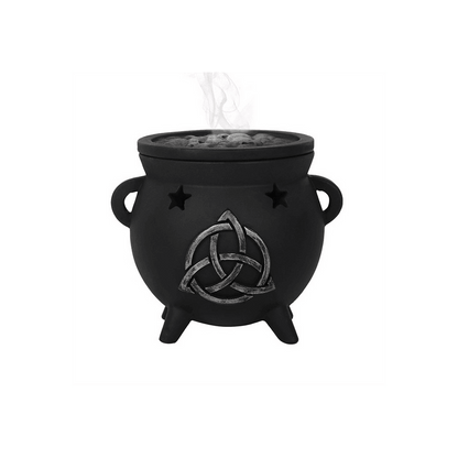 Triquetra Cauldron Incense Cone Holder - DuvetDay.co.uk