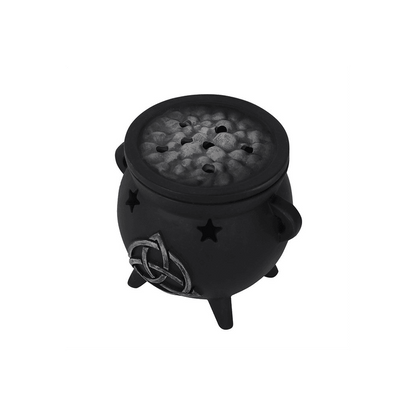 Triquetra Cauldron Incense Cone Holder - DuvetDay.co.uk