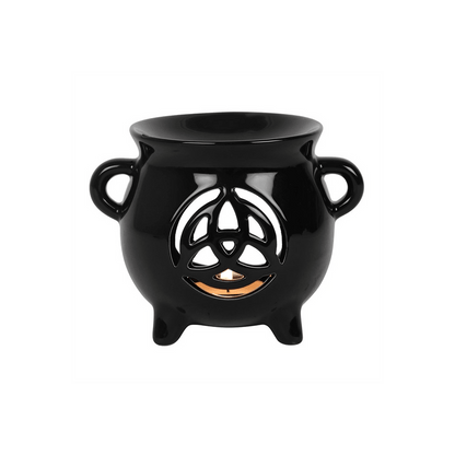 Triquetra Cauldron Oil Burner - DuvetDay.co.uk