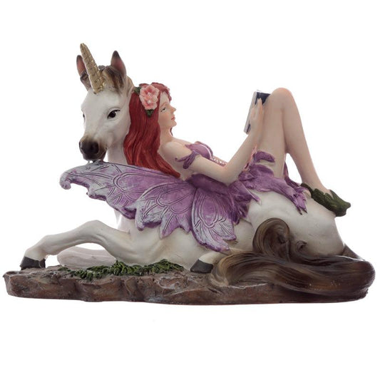 Unicorn Daydream Spirit of the Forest Fairy Figurine - DuvetDay.co.uk