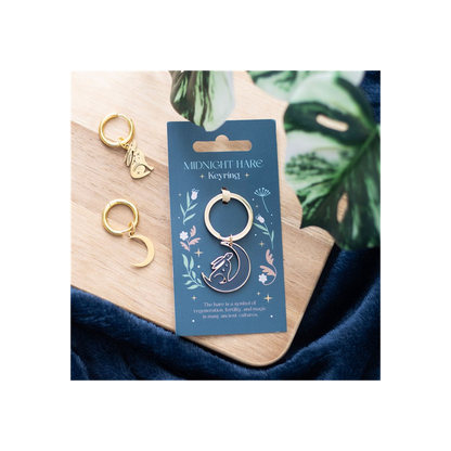 Midnight Hare Keyring