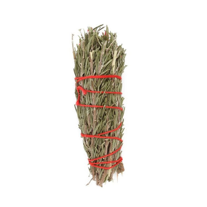 6in Ritual Wand Smudge Stick with Rosemary and Yerba Santa Sage - DuvetDay.co.uk