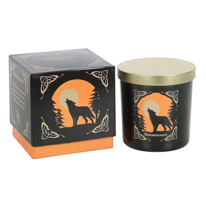 'Wolf Song' Empowerment Candle by Lisa Parker - DuvetDay.co.uk
