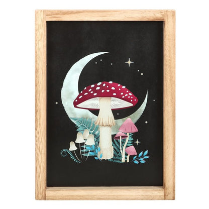 Forest Mushroom Framed Wall Print - DuvetDay.co.uk