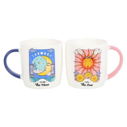 Sun and Moon Celestial Mug Set - DuvetDay.co.uk