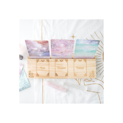 Natural Past Present Future Tarot Card Stand